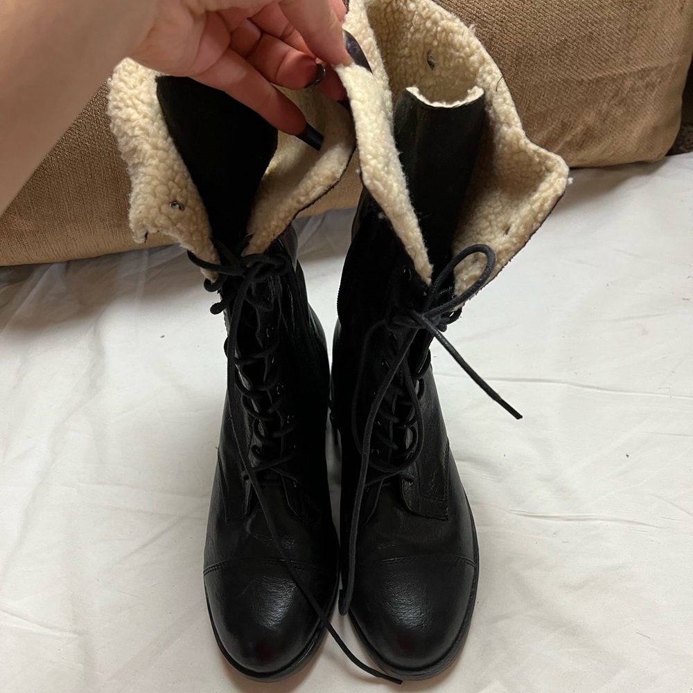 Steve Madden Leather Ankle Boots